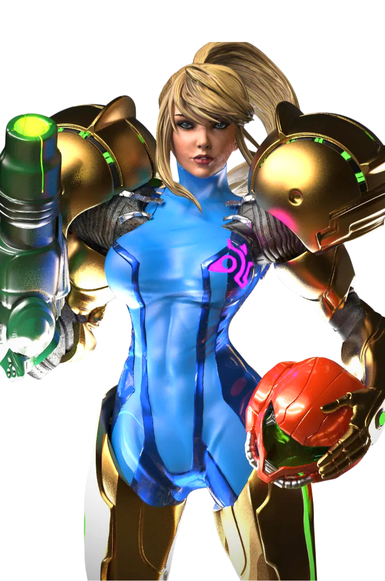 Samus Aran 3D Figure