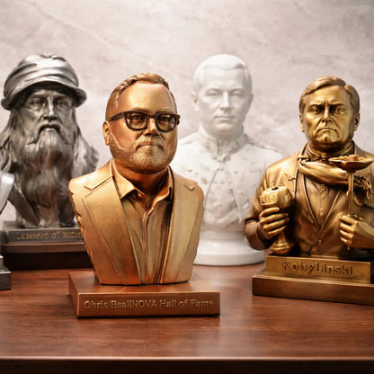 Personalized Bust Statue - The Perfect Gift for Bosses, Partners, and Loved Ones