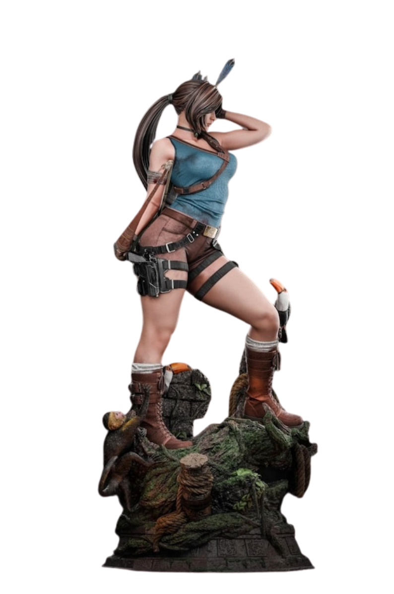 Lara Croft 3D Figure