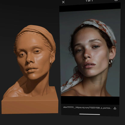 Personalized Bust Statue - The Perfect Gift for Bosses, Partners, and Loved Ones